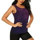 thumbnail image 2 of Fotbe Black Dark Blue Purple Blusas Sin Mangas para Mujer – Estilo Casual, Corte Suelto, Slim-Fit, Cuello Redondo Deportivo, Tops de Verano para Gimnasio y Yoga-X-Large, 2 of 7