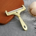 thumbnail image 3 of LYCAQL Kitchen Wire Cheese Slicer with Adjustable Thickness Stainless Steel Cheese Cutter Hard Cheeses Kitchen Cooking Tool-Gold, 3 of 7