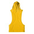 thumbnail image 6 of Mlzmgr Cotton Tank Tops for Men Hooded Sleeveless Top with Pockets Outdoor Running Sports Men's Tanks, 6 of 7
