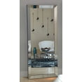 Mirrored Bevel Floor Mirror 70" x 30" by Naomi Home