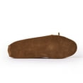 thumbnail image 2 of Minnetonka Men's Leather Laced Softsole Moccasin, Autumn Brown, Size 8.5, 2 of 5