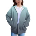 thumbnail image 1 of Chaquetas y prendas de vestir casuales con capucha de manga larga para niños y niñas, otoño e invierno, chaqueta con capucha de manga larga de polar, linda chaqueta de polar para bebé y parte superior, 1 of 5