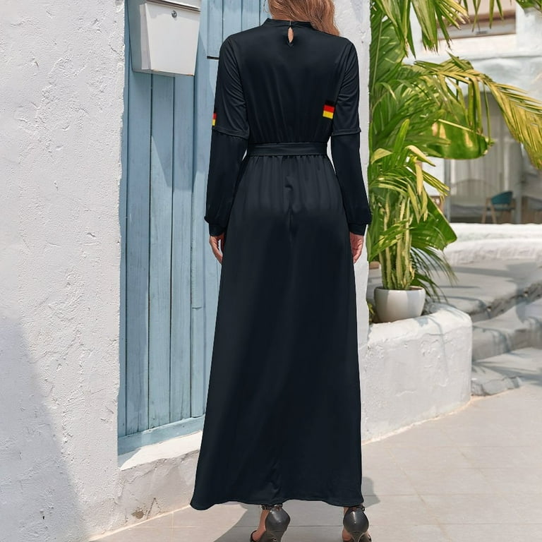 Germany  German flag Long Dress elegant women's sets dress women elegant  luxury women evening dress - Walmart.com