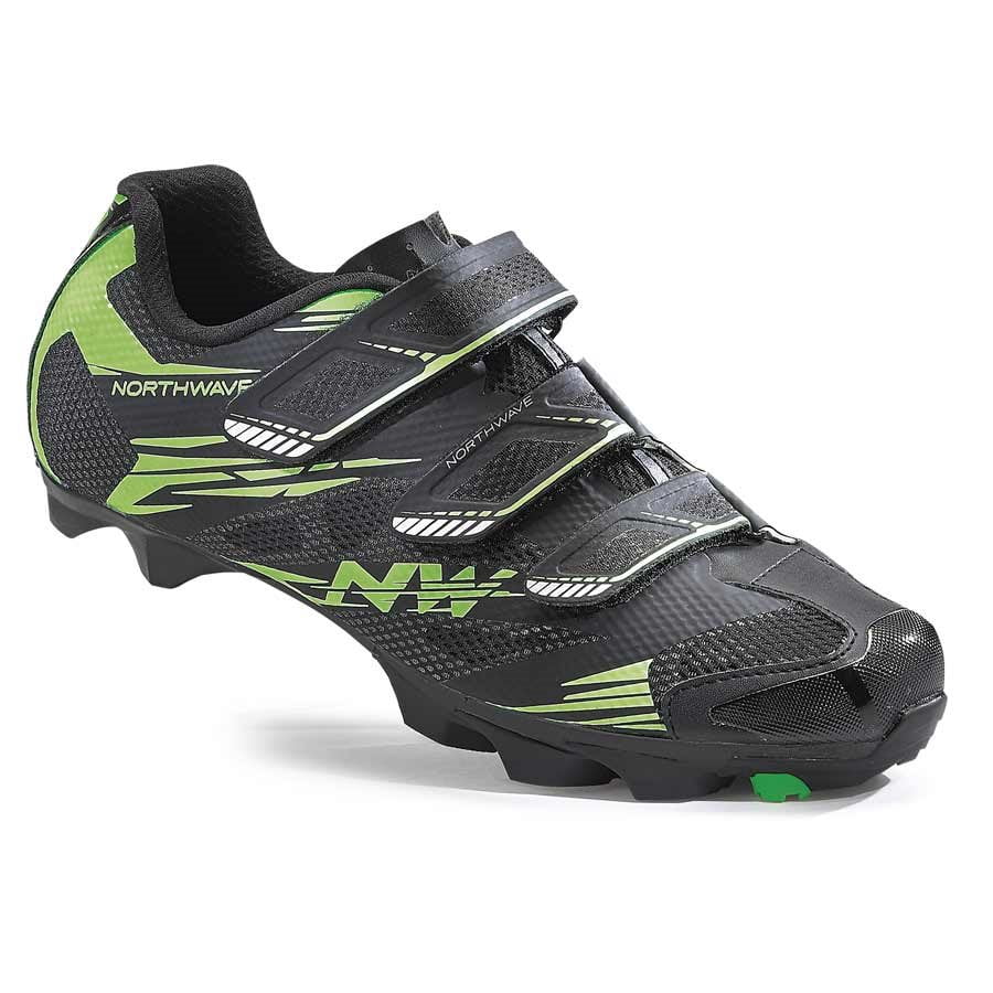 Northwave - Northwave, Scorpius 2 , MTB shoes, Black/Green Fluo, 41 - Walmart.com - Walmart.com
