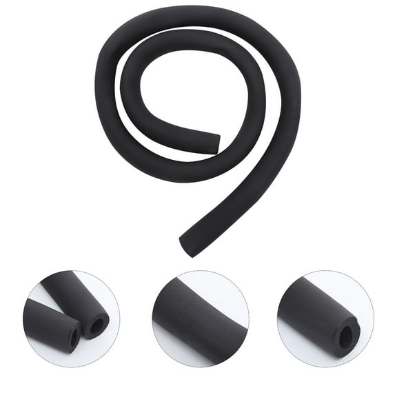 CIMAXIC 2pcs Water Pipe Antifreeze Cover Black Sponge Insulation for Indoor or Outdoor Pipe Protection