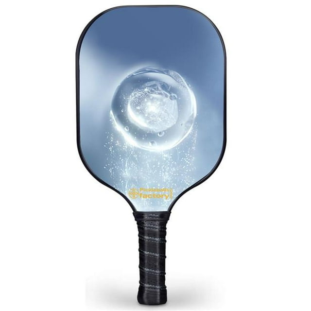 Pickleball Factory PB00012-7-C Pickleball Paddles - Crystal Clear Tennis & Pickleball, Best Pickleball Paddles for Advanced Players, Carbonfiber Graphite