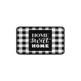 thumbnail image 5 of acdanc Buffalo Plaid Farmhouse Black and White Kitchen Mat, 17.7" x 47.2" + 17.7" x 23.6", 2 Count, 5 of 6