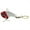 4# Red-white, variant on BE-TOOL Spinning Sequin Fishing Lures Lead Metal Fishing Bait with Spinner Sequins and Hooks for Saltwater Freshwater