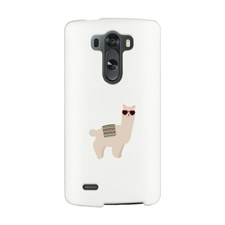 Llamas Sunglasses-Left Best Friend Matching Phone Cover For LG (Simms G3 Waders Best Price)