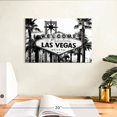 thumbnail image 3 of Elephant Stock Welcome To Fabulous Las Vegas Bw Wall Art - Horizontal Canvas Wall Art - Living Room Wall Decor - Places Canvas - Black And Gray Decor By Philippe Hugonnard - 12" x 8", 3 of 8