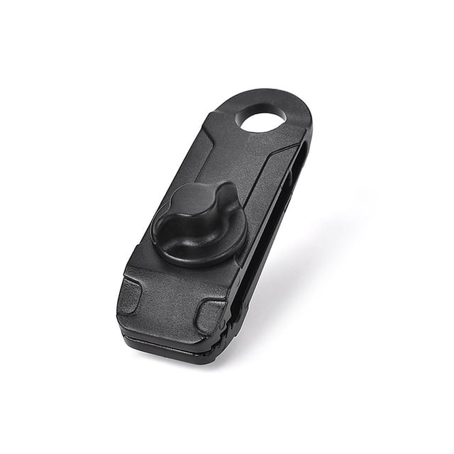 Soidarity Paquete de 8 pinzas para toldo de tienda para exteriores, abrazaderas para toldo de 6kg, pinzas portátiles ajustables de nailon, sujetadores a carpas Negro Soidarity OD002212-01