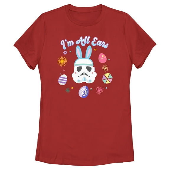Women's Star Wars: A New Hope I'm All Ears  Graphic Tee Red 2X Large