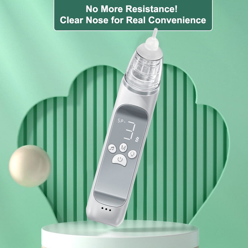 YA YATECH Portable Electric Baby Nasal Aspirator, 3 Suction Levels Low Noise Nose Cleaner with Music Light Anti Backflow Design for Newborn Infants 整改要点