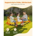thumbnail image 3 of Outdoor Rocking Seesaw - Heavy-Duty 200 lbs Capacity Metal Teeter Totter, 3 of 11