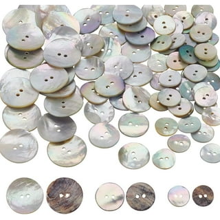 9--25mm Two Holes Transparent White Small Buttons Black Suit Pad Button  Bread Round Resin Sewing Buttons Diy Scrapbooking