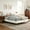 White, variant on Modway Sofia Channel Tufted Performance Velvet Full Platform Bed in White