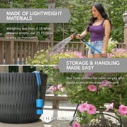 HydroTech FlatJacket 5/8 x 25ft Flexible Garden Hose– Kink-Free, Lightweight, Burst-Proof