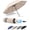 Beige, variant on Electric Rechargeable Auto Open Close Folding Umbrella, Windproof Inverted Compact Travel Umbrella with 360 °   Reflective Stripe, Waterproof Portable Rain Sun Umbrella for Daily Outdoor