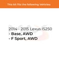 thumbnail image 2 of Max Advanced Brakes - Brake Kit for 2014 2015 Lexus IS250 Base/F Sport w/ AWD Front Replacement Disc Brake Rotors and Ceramic Brake Pads, 2 of 9