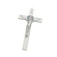 thumbnail image 4 of Figura de Crucifijo católico de metal Strade Fareast Limited decoración de pared acero 19,5 cm x 9,7 cm, 4 of 8