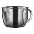 thumbnail image 2 of Fat Separator with Dual Spout & Strainer, 304 Stainless Steel Broth Soup Gravy Skimmer with Cool-Touch Handle for Cooking, Hot Pot, Stew - 5.51x4 Inch, 2 of 9