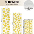 thumbnail image 4 of Yellow Lemon Fruit Slices White Pattern Kitchen Rugs Sets Of 3,Kitchen Runner Rugs Non Skid Washable,Decorative Kitchen Floor Mats for Kitchen,Sink,Laundry,17"x30"+ 17"x47" + 17"x59", 4 of 6