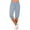Gray, variant on OVAFBAU Women's Capris Pants Yoga Workout Leggings Mid Waist Drawstring Jogger 7/8 with Pockets Casual Wear Pants