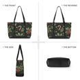 thumbnail image 6 of FORMRS Canvas Laptop Tote Bag for Women with 15.6" Computer Compartments Shoulder Handbag, Green Christmas Holly, 6 of 7