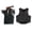 Black, variant on HILASON Western Horse Bull Riding Safety Leather Protective Vest & Rodeo Chaps Combo