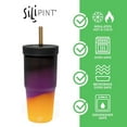 thumbnail image 3 of Silipint: Silicone 32oz Straw Tumblers: 2 Pack - Sun Storm, 3 of 7