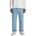 thumbnail image 4 of Resicozy Mens Corduroy Pants Wide Leg Elastic Waist Sweatpants Casual Baggy Vintage Work Trousers with Pocket Blue XL, 4 of 4