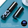 thumbnail image 5 of Wireless Earbuds, Upgrade Bluetooth 5.0 Headphones Waterproof Bluetooth Earphone LED Digital Shows Charging Charge, Intelligent Noise Reduction (Black), 5 of 7