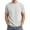 Beige, variant on HONHUZH Mens Plus Size Summer Tops Solid T-Shirts Short Sleeve Oversized Crew Neck Unisex Casual Tee