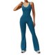 thumbnail image 1 of Monos for mujer, barra lateral, espalda cruzada, tanque de una pieza, deportes, espalda calada, mono de Yoga, traje de Yoga, levantamiento de cadera, 1 of 7