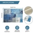 thumbnail image 5 of Placemats Set of 6, Modern Abstract Art Non Slip Heat Resistant Linen Cotton Cloth Place Mats, Wipeable Washable Holiday Party Dining Table Mat for Farmhouse Home Kitchen Decor, 5 of 7