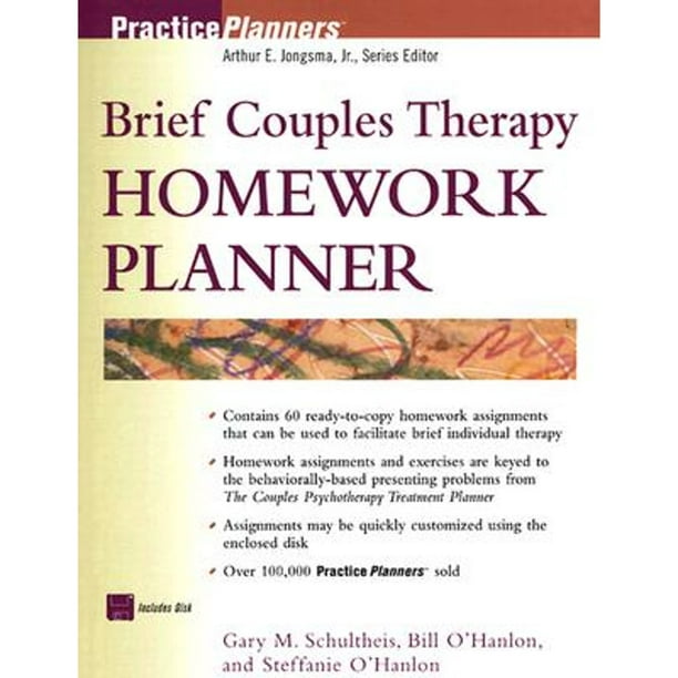 Brief Couples Therapy Homework Planner (PreOwned Paperback