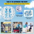 thumbnail image 6 of BENTISM Inflatable Bumper Bubble Balls Body Zorb Ball Soccer Bumper Football 5ft/1.5 M,PVC, 6 of 9