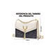 thumbnail image 2 of Bolso Pequeño De Dama Elegante Y Moda Bolsos De Hombro Blanco con negro, 2 of 3