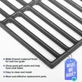 thumbnail image 2 of Grill Grates for Charbroil Advantage 4 Burner 463343015 463344015 463344116, Advantage 2 Coal Parts 463340516 Gas Grill, G467-0002-W1 Cast Iron Cooking Grids for Tru Infrared 463336016, 16 15/16", 2 of 8