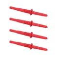 thumbnail image 2 of 4 sondas de perforación de alambre de aislamiento de conector banana de 4 mm para pruebas eléctricas, color rojo, 2 of 5