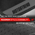 thumbnail image 2 of MotorTrend SpeedSeries Carpet Car Floor Mats Set - Universal Fit for Cars, Trucks, SUVs, Vans - Set of 4, Black & Gray Car Mats Car Carpet Mats, 2 of 7