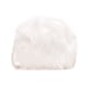 thumbnail image 1 of Elegante bolso de hombro peludo blanco, adorable bolso cruzado de felpa, moderno bolso de almacenamiento con cadena de perlas, bolso redondo portátil para exteriores para niña, 1 of 7