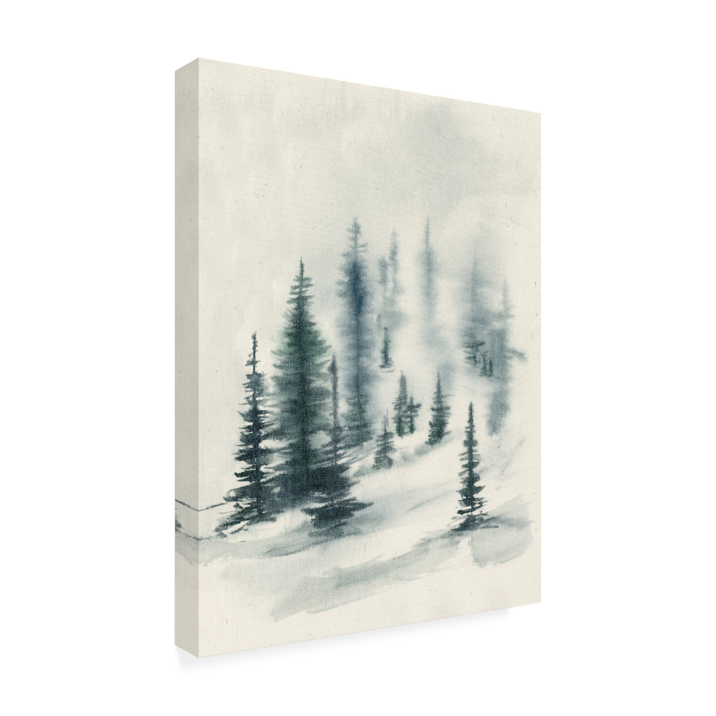 Jennifer Goldberger 'Misty Winter II' Canvas Art