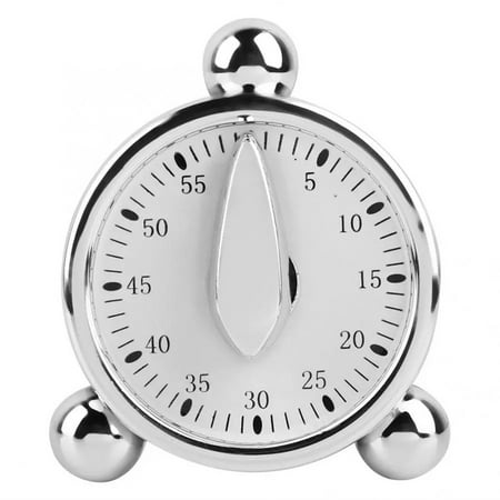 

2 Pack Round 60 Minutes Mechanical Countdown Timer Kitchen Baking Cooking Reminder Loud Alarm Clock