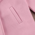 thumbnail image 6 of Mercatoo Toddler Girls Trench Coat Long Winter Jacket Kids Girls' Dress Coat Wool Blend Long Peacoat Faux Fu𝐫 Jacket Outerwear, 6 of 8