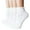White, variant on 4 Pack Unisex Blister Control Athletic Ankle Quarter Cushion Socks For Running Tennis And Workout athletic socks Black