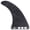 Black, variant on 9-inch Surfboard Fin Replacement Longboards & SUPs Single Fin Paddleboards Stabilizers No Screw Installation Required