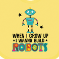 thumbnail image 4 of Inktastic Future Robot Builder Robotics Engineer Boys or Girls Baby Bib, 4 of 4