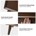 thumbnail image 7 of 26" Tall 2-drawer End Table with Charging Station Table for Living Room Walnut, 7 of 7