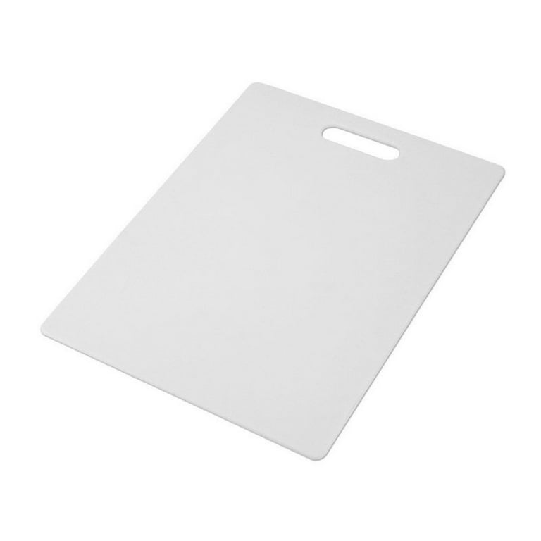 KitchenAid Classic Nonslip Plastic Cutting Board, 11x14-Inch, White